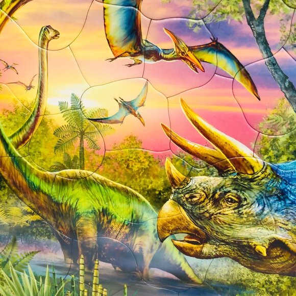 Ravensburger Frame Puzzles - Dinosaurs at Dawn (45 pc Puzzle) New Sealed Age 4+ - Picture 14 of 16